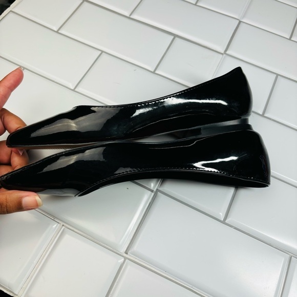 ASOS Design Latch Patent Pointer Toe flat US 6 - Picture 8 of 11